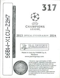 2013-14 Panini UEFA Champions League Stickers #317 Marek Hamsik Back