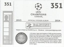 2013-14 Panini UEFA Champions League Stickers #351 Christian Fuchs Back