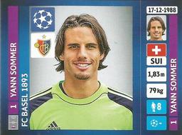 2013-14 Panini UEFA Champions League Stickers #365 Yann Sommer Front