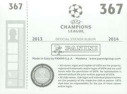 2013-14 Panini UEFA Champions League Stickers #367 Fabian Schar Back
