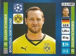 2013-14 Panini UEFA Champions League Stickers #452 Julian Schieber Front