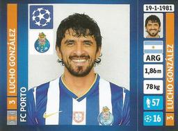 2013-14 Panini UEFA Champions League Stickers #478 Lucho Gonzalez Front