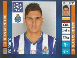2013-14 Panini UEFA Champions League Stickers #481 Juan Quintero Front