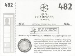 2013-14 Panini UEFA Champions League Stickers #482 Jackson Martinez Back