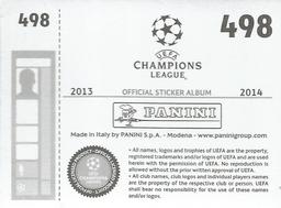 2013-14 Panini UEFA Champions League Stickers #498 Mario Suarez Back