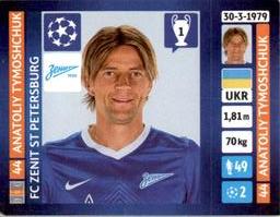 2013-14 Panini UEFA Champions League Stickers #522 Anatoliy Tymoshchuk Front