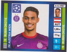 2013-14 Panini UEFA Champions League Stickers #543 Rubin Okotie Front