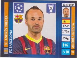 2013-14 Panini UEFA Champions League Stickers #552 Andres Iniesta Front