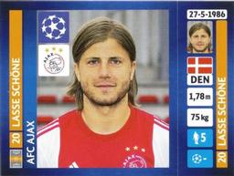 2013-14 Panini UEFA Champions League Stickers #586 Lasse Schone Front