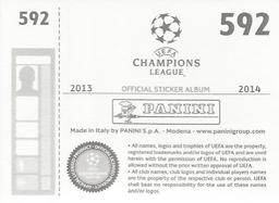 2013-14 Panini UEFA Champions League Stickers #592 Jasper Cillessen Back
