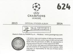 2013-14 Panini UEFA Champions League Stickers #624 Final 2008 Back
