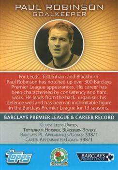 2011-12 Topps Authentics #NNO Paul Robinson Back