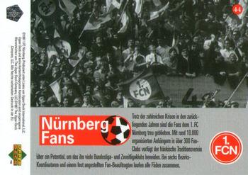 1997 Upper Deck 1 FC Nurnberg Box Set #44 Nurnberg Fans Back