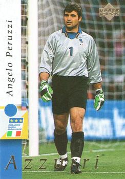 1998 Upper Deck Leggenda Azzurra Box Set #25 Angelo Peruzzi Front