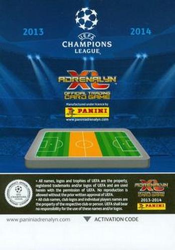 2013-14 Panini Adrenalyn XL UEFA Champions League - Limited Editions XXL Size #XLEBAIA Andres Iniesta Back