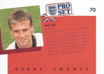 1990-91 Pro Set #70 Phil Gee Back