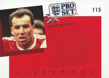 1990-91 Pro Set #115 Ronny Rosenthal Back