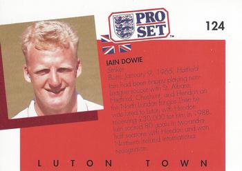 1990-91 Pro Set #124 Iain Dowie Back