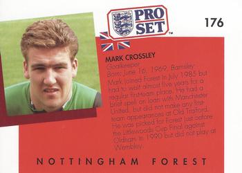 1990-91 Pro Set #176 Mark Crossley Back