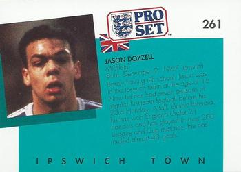 1990-91 Pro Set #261 Jason Dozzell Back
