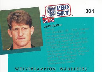 1990-91 Pro Set #304 Andy Mutch Back