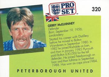 1990-91 Pro Set #320 Gerry McElhinney Back