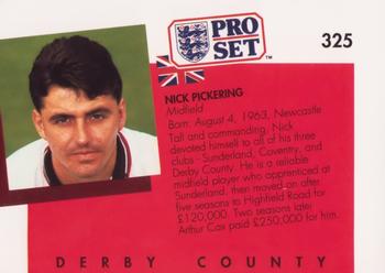 1990-91 Pro Set #325 Nick Pickering Back