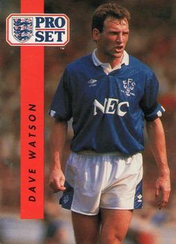 1990-91 Pro Set #75 Dave Watson Front