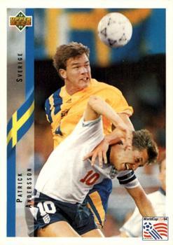 1994 Upper Deck World Cup Contenders English/Italian #66 Patrik Andersson Front
