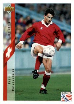 1994 Upper Deck World Cup Contenders English/Italian #109 Regis Rothenbuhler Front