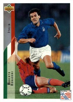 1994 Upper Deck World Cup Contenders English/Italian #132 Roberto Donadoni Front