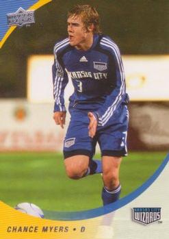 2008 Upper Deck MLS #51 Chance Myers Front