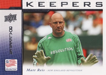 2008 Upper Deck MLS - Keepers #KP-10 Matt Reis Front