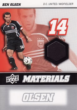 2008 Upper Deck MLS - MLS Materials #MM-3 Ben Olsen Front