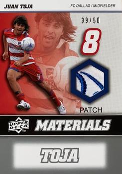 2008 Upper Deck MLS - MLS Materials Patch Parallel #MM-15 Juan Toja Front