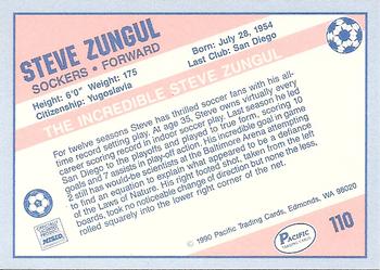 1989-90 Pacific MISL #110 Steve Zungul Back