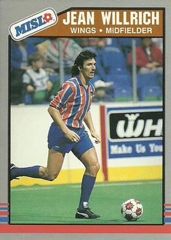 1989-90 Pacific MISL #43 Jean Willrich Front