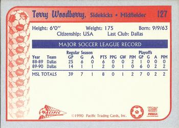 1990-91 Pacific MSL #127 Terry Woodberry Back