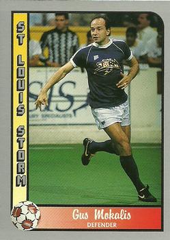 1990-91 Pacific MSL #117 Gus Mokalis Front