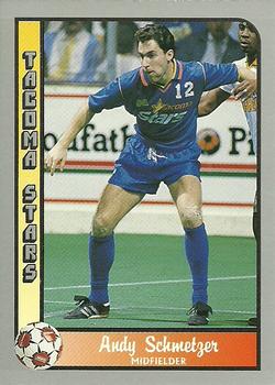 1990-91 Pacific MSL #141 Andy Schmetzer Front