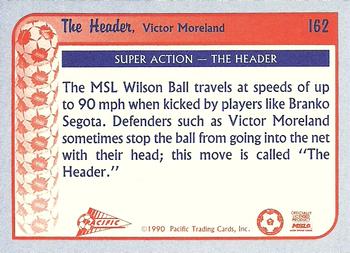 1990-91 Pacific MSL #162 Victor Moreland Back