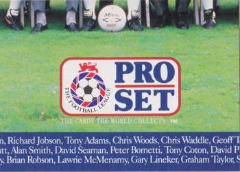 1991-92 Pro Set (England) #474 1991/92 England Squad (Puzzle) 8  Front
