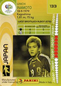 2006 Panini World Cup #133 Junichi Inamoto Back