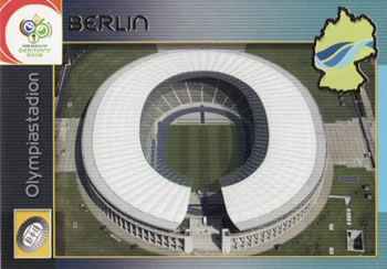 2006 Panini World Cup #192 Berlin Olympiastadion Front
