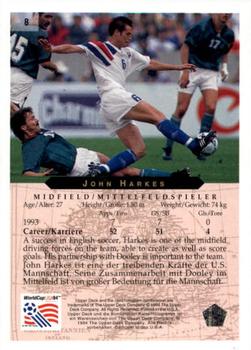 1994 Upper Deck World Cup Contenders English/German #8 John Harkes Back