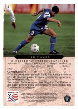 1994 Upper Deck World Cup Contenders English/German #9 Tab Ramos Back