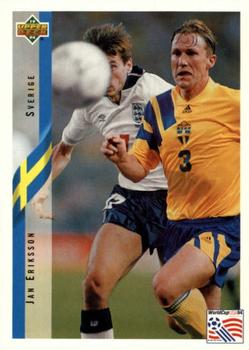 1994 Upper Deck World Cup Contenders English/German #67 Jan Eriksson Front