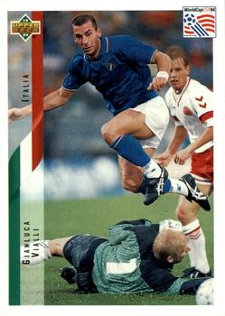 1994 Upper Deck World Cup Contenders English/German #129 Gianluca Vialli Front