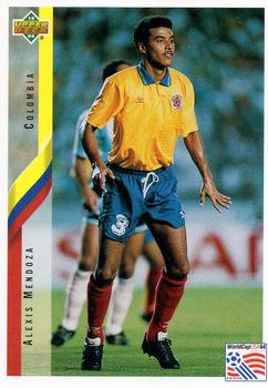1994 Upper Deck World Cup Contenders English/German #35 Alexis Mendoza Front