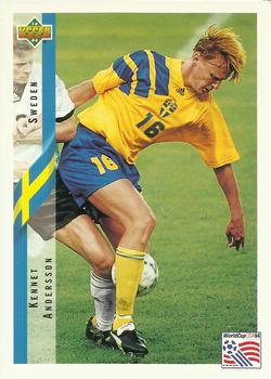 1994 Upper Deck World Cup Contenders English/Spanish #100 Kennet Andersson  Front